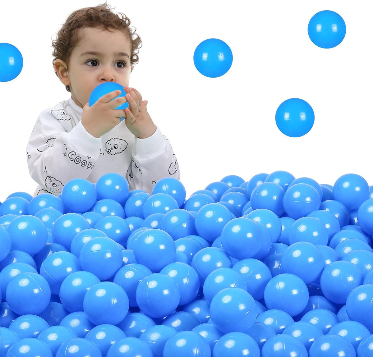 STARBOLO 2.2 inch crush proof ball pit balls in macaron colors with storage bag - view 32