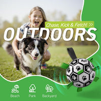 QDAN Dog Balls, Herding Balls for Dogs - Squeaky Green / Medium Size 2 (6 Inch) - image 2
