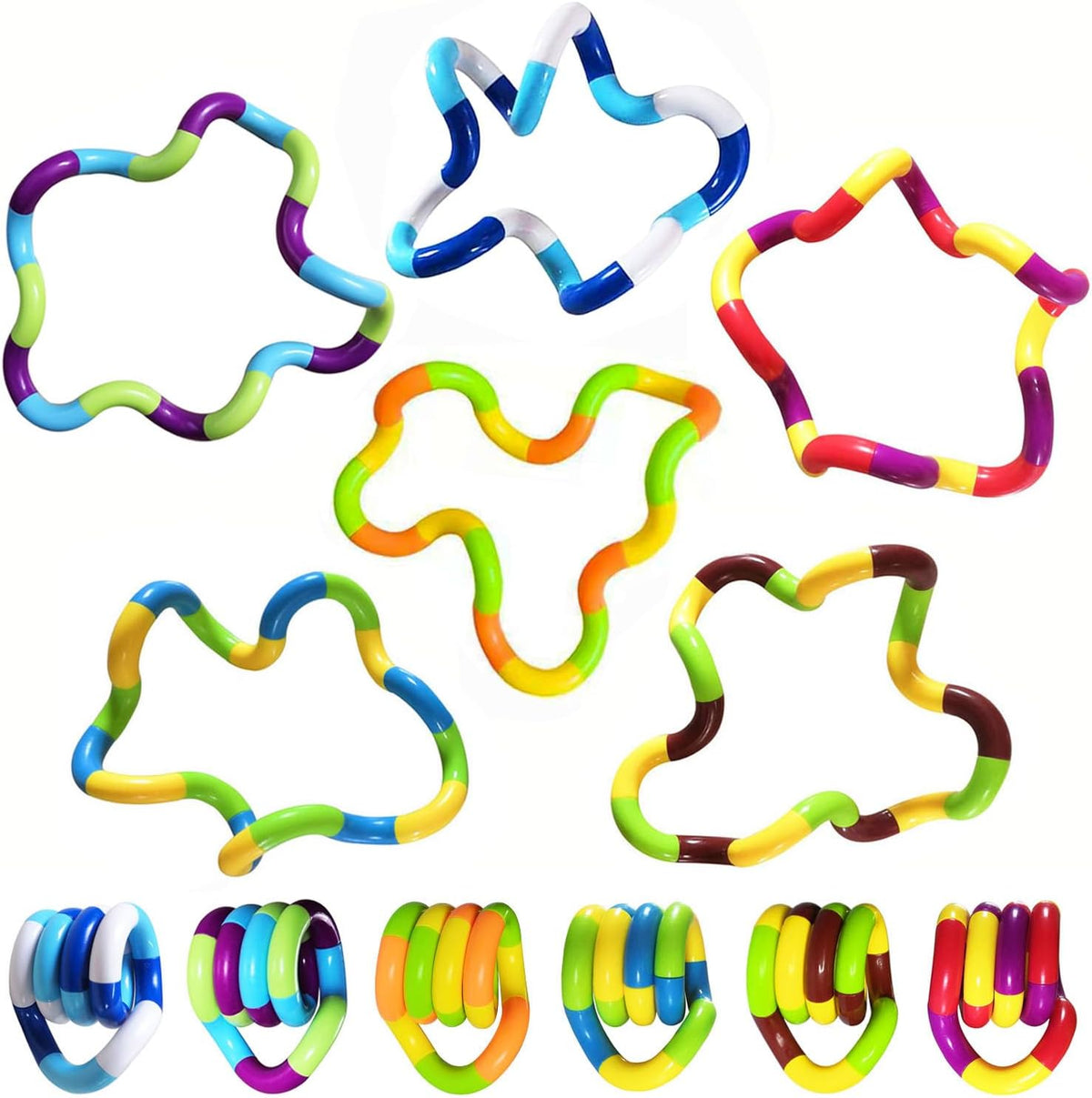 Sensory Fidget Toys, Boys, Girls for Relaxation - 6PCS