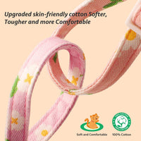 2 Pack Cotton Cat Collar Pink Strawberrie White Heart Cute Kitten - Purple&Pink - image 4