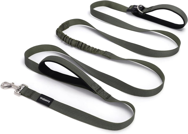 Hands Free Dog Leash, Waist & Crossbody 2-in-1 for Jogging & Hiking – Essentials for Dogs - Olive Green / Medium (6–8FT)