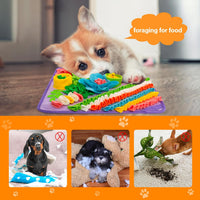 Snuffle Mat for Dogs, Sniff Mat Slow Feeding Mat for Small Pets Cats, Rabbits - Help Stress Relief - Purple - image 3