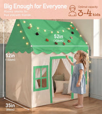 Little Dove Kids Play Tent with Mat - Green Play Tent / Large Size - image 3