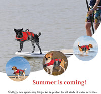 Mklhgty Hawaiian Dog Life Jacket - Red / Small - image 4