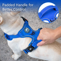 PoyPet No Pull Dog Harness Medium with Front Clip & Neck Release - XL / Royal Blue - image 4