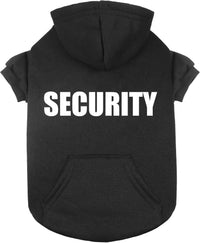 Dog Sweaters for Large Dogs Security Dog Hoodie Soft Brushed Fleece - Medium