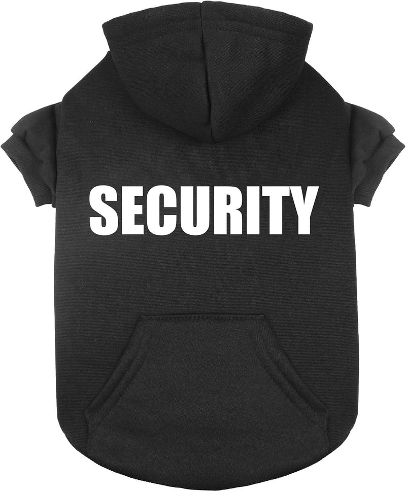 Dog Sweaters for Large Dogs Security Dog Hoodie Soft Brushed Fleece - Medium