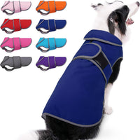 MIGOHI Warm Dog Coat Waterproof Winter Dog Jacket, M - Navy / XXX-Large