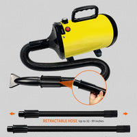 Dog Dryer, High Velocity Professional Dog Grooming Dryer - Yellow-x1 - image 2