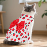 choyaxo Floral Dog Dress Cute Dog Skirt Pet Dress Summer Pet Clothes - Fruits / X-Small - image 3