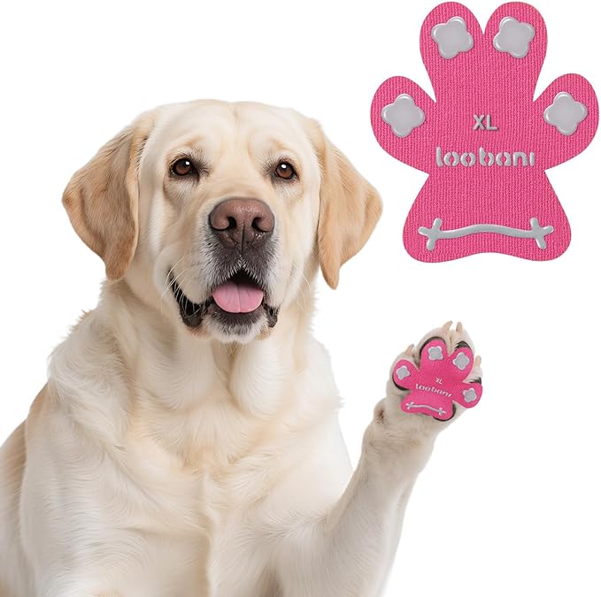 Paw Pads for Dogs Traction for Senior Dogs - Non Slip Sticky Dog Paw Grip Pads Covers, Anti-Slip Adhesive Dog Paw Pads for Slippery Hardwood Floors to Prevent Slipping While Walking Running
