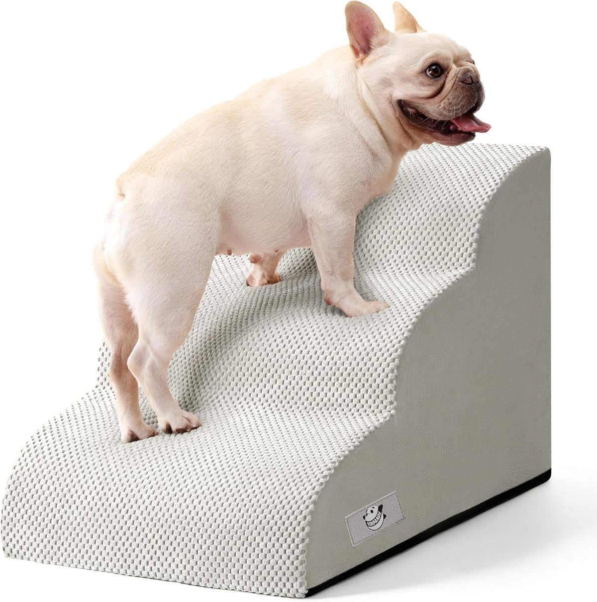 Dog Stairs for Small Dogs & Cats - Light Grey / 3