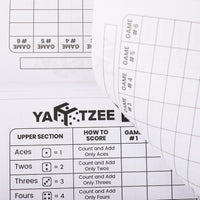 Perforated Yahtzee Score Pads: 120 Easy Tear Off Score Sheets - 6x9" - 120 Pages (1-Pack) - image 2