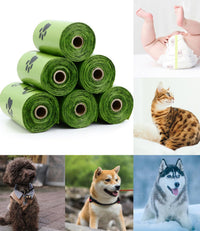 Dog Poop Bag Biodegradable 540 Count Dog Waste Bags with Dispenser - Green-540 Unsented - image 4
