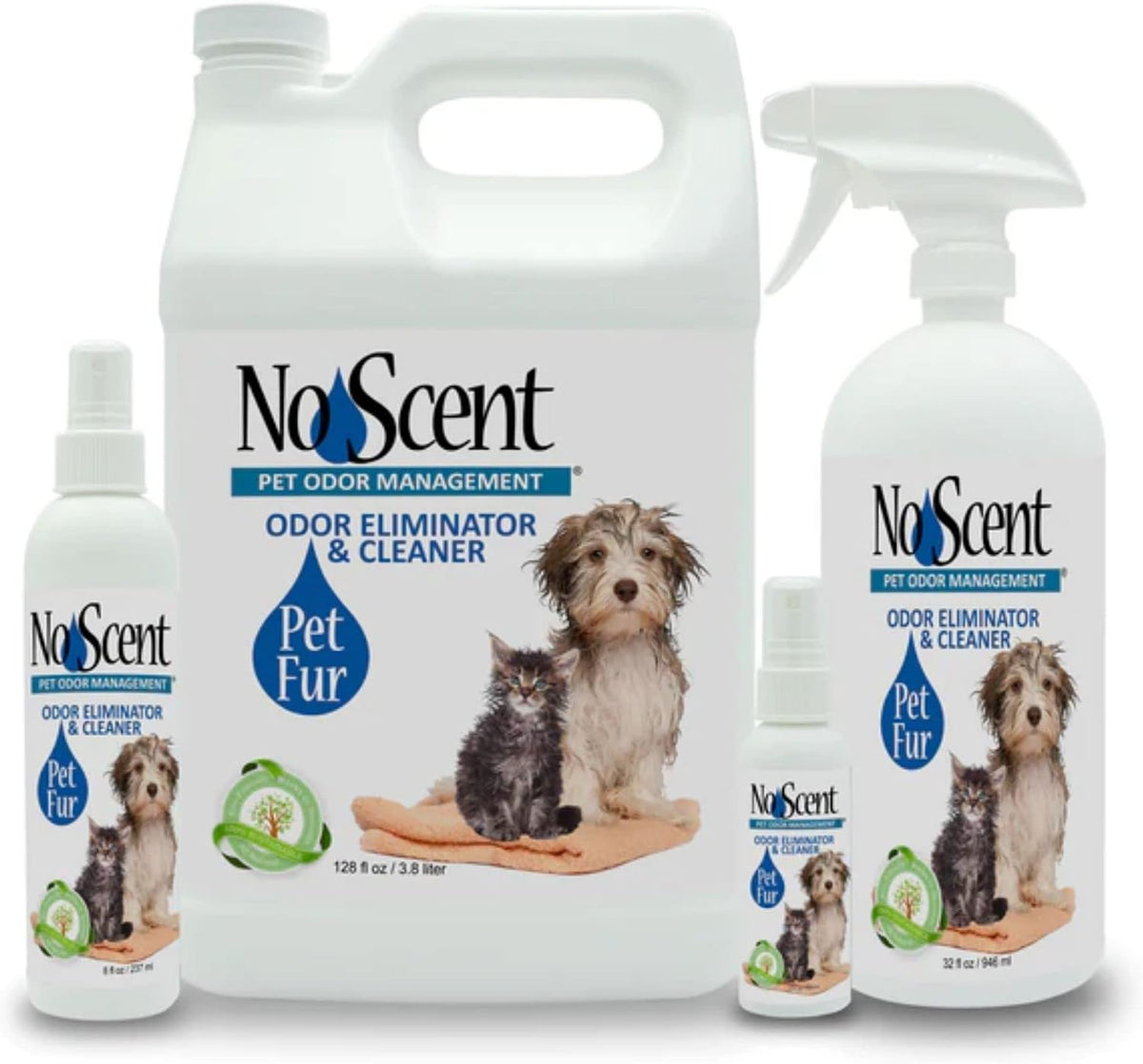 No Scent Pet Fur - Professional Dog & Cat Grooming Odor Eliminator & Coat Cleaner Between Bath - 2 Fl Oz (Pack of 1) - image 3