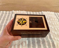 Winshare Navigation Enigma wooden secret puzzle box for money and gift cards - view 6