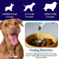 Dog Teeth Cleaning Powder - Dog Dental Powder - Targets Tartar & Reduces Plaque & Bad Breath - Teeth Cleaning Made Easy Eliminate - Formulated for Small, Medium, Large Dogs (2PCS)