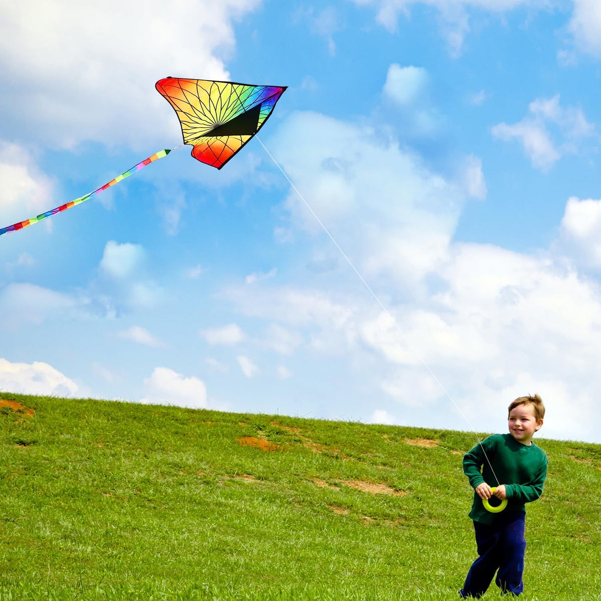 HONBO Large Delta Kite for Kids & Adults - Flower - image 4