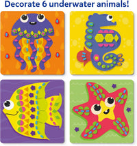 Skillmatics Fun with Foam Sticker Art, Animals, Craft Kit - 4. Under the Ocean - image 4