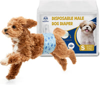 Dog Diapers Male Disposable, Belly Bands for Male Dogs, S 26pcs – Essentials for Dogs - S-52