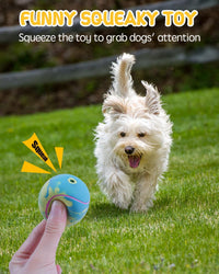 SCHITEC Dog Squeaky Toy Balls, Puppy Tennis Balls for Fetch Play - For Mini/Small Dogs / Tennis Ball - image 2