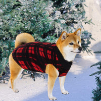 Rbenxia 4-Piece Buffalo Plaid Dog Sweater Set - X-Small - image 3