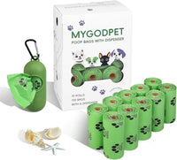 Dog Poop Bags Rolls with Dispenser 150 Count Biodegradable Bags - 1 Count (Pack of 150) / C-Green(Ocean)-1 Dispenser+150 Bags