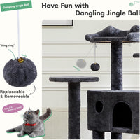 DUMOS 50 Inch Cat Tree Tower with Scratching Posts, Indoor Use – Essentials for Cats - image 4