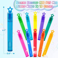 200 Pcs Mini Bubble Wands in 10 Colors - 200 - image 2