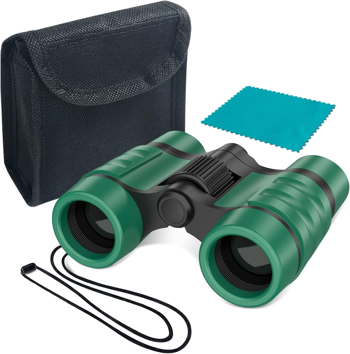 ESSENSON Binoculars for Kids - forest green