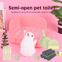 RUBYHOME Rabbit Litter Box Toilet - Pink - image 4