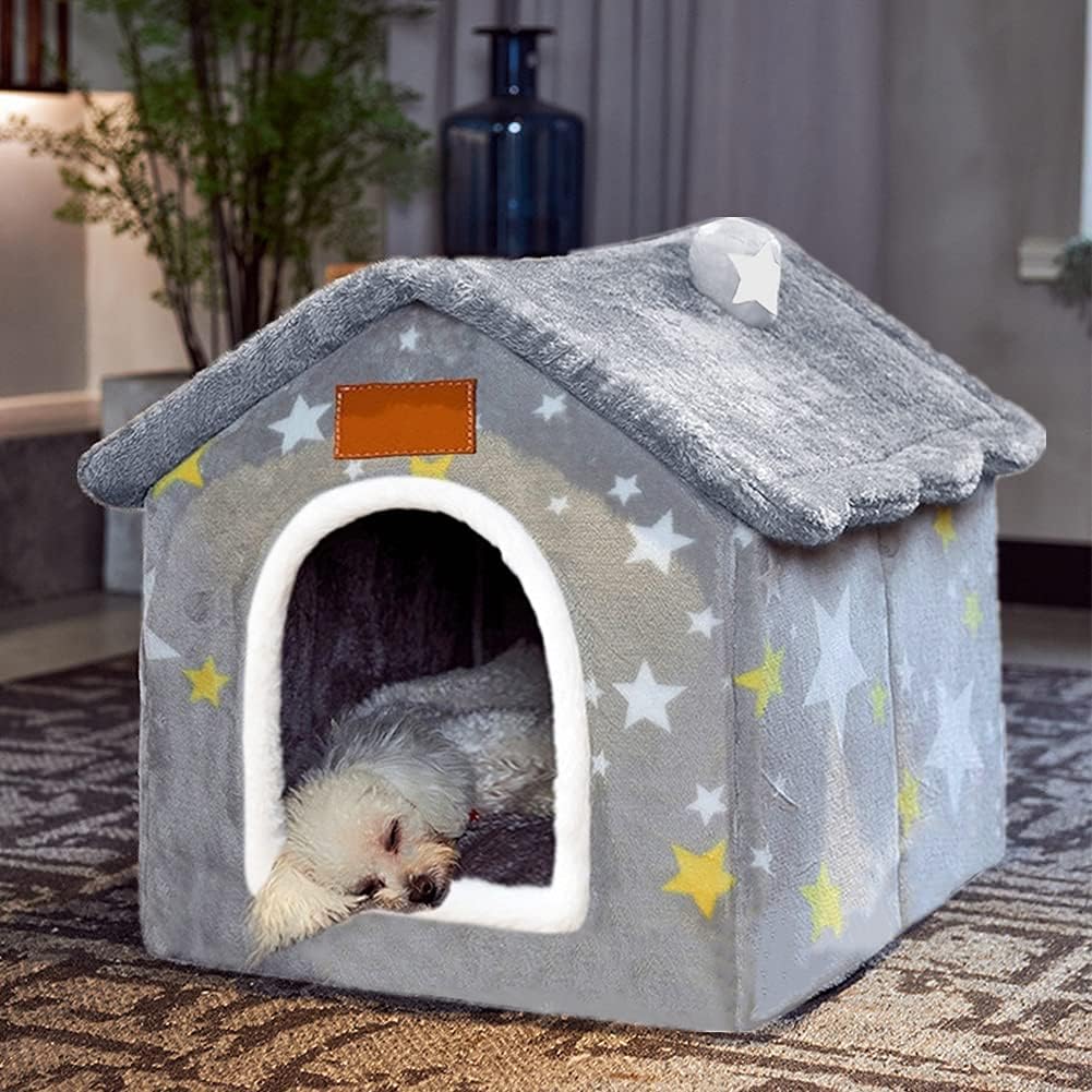 BXEBUI Dog House Indoor Memory Sponge - Small