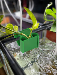 2 Pk Upgraded Aquarium Plant Holder - Green 2 - image 4