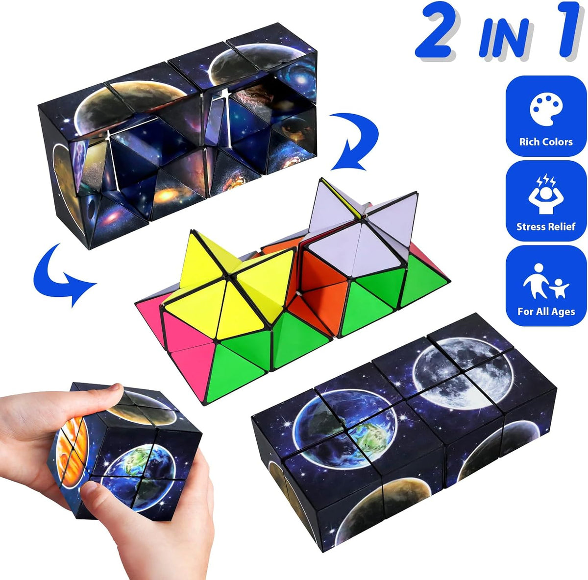 Luaxkpi Fidget Toys for Kids Age 8-12 Gifts for 8 9 10 11 12 Year Old - Color Star - image 4