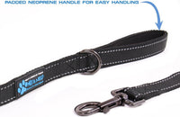 Max and Neo Reflective Nylon Dog Leash - 6 FT x 1" Wide / BLACK - image 3