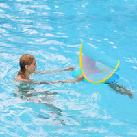 Swimbobo Inflatable Baby Swim Float with Sun Canopy Size Improved - Small / Blue Dolphin - image 2