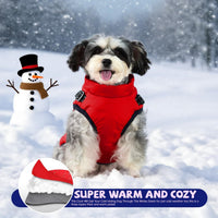 Gyuzh Dog Coat with Harness Puppy Coats Small Dog Harness Jacket - Small / red - image 4
