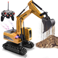 Remote Control Excavator, Beach Excavator Sand Toy Gift for Boys Age 3-7 – Fun for Kids & Family