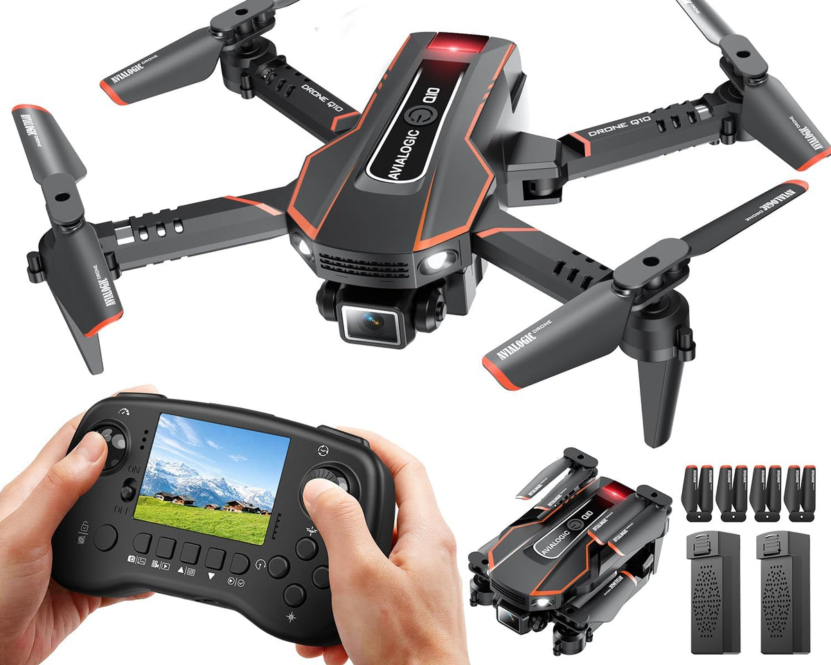AVIALOGIC Mini Drone with Camera for Kids - Jet Black