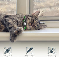 Reflective AirTag Cat Collar - Emerald / S(9"-13") - image 4