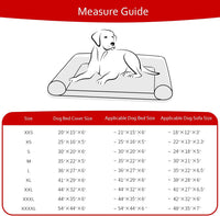 Waterproof Dog Bed Covers Replacement Lovely Grey Star Print - Grey Star / 27 x 36 x 6 inch - image 2