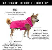 Dog Raincoat Waterproof Reflective Jacket - Small / Pink - image 2