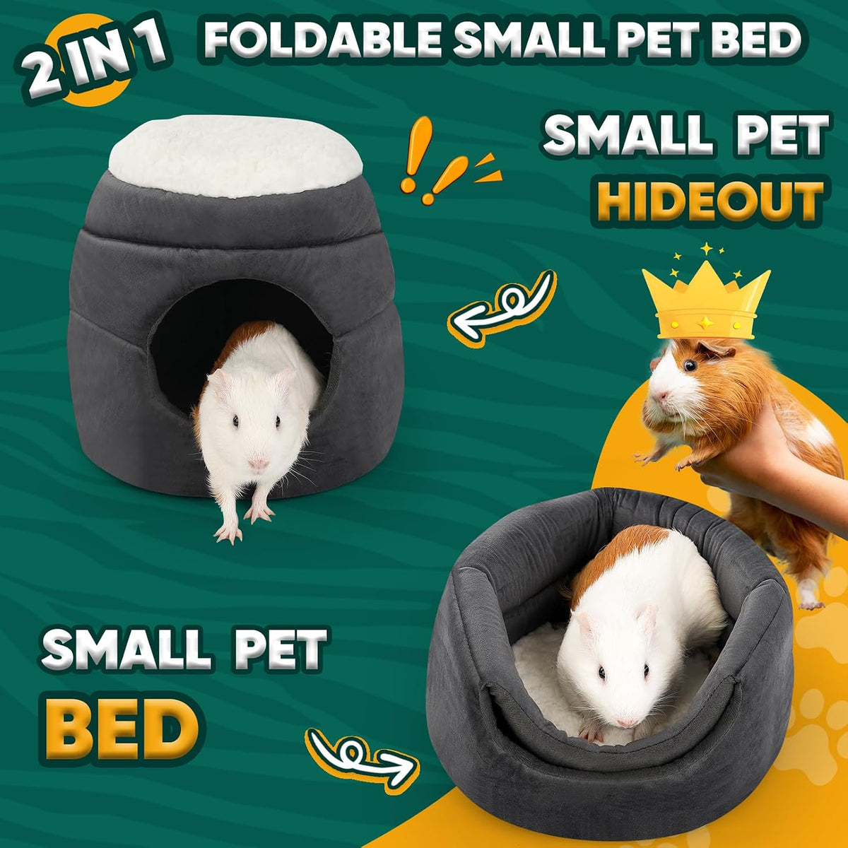Guinea Pig Hideout, Guinea Pig Bed - Cave - image 2