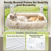 Foldable Cat Window Perch - White / 26.7''x18'' - image 4