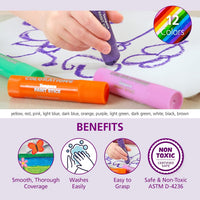 Colorations Colors Like Me tempera paint sticks in 8 skin tone colors - view 7