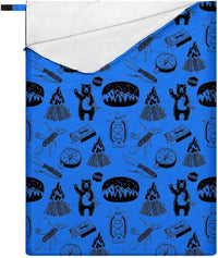 KidzAdventure kids sleeping bag in pink Best Friends print with kittens and puppies - view 4