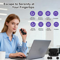 Magnetic Fidget Balls for Adults & Teens - Black (8-pack) - image 4