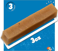Jack&Pup Yak Cheese Himalayan Dog Chews | Dog Yak Chews for Large Dogs Aggressive Chewers | Hard Yak Cheese Stick (9oz, 3 Pack)