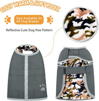 Queenmore Cold Weather Dog Coats Loft Reversible Winter Fleece Dog - X-Large / Grey