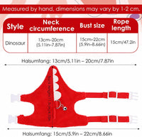 Ferret Harness and Leash Set Small Animals Vest Harness with Safe - Red - image 2
